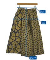 Diagram GRACE CONTINENTAL（ダイアグラムグレースコンチネンタル）ロング・マキシ丈スカート 黄 サイズ:36(S位) レディース/2200681284036