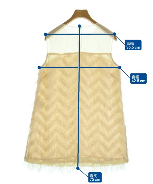 Diagram GRACE CONTINENTAL（ダイアグラムグレースコンチネンタル）ブラウス ベージュ サイズ:36(S位) レディース/2200691260051