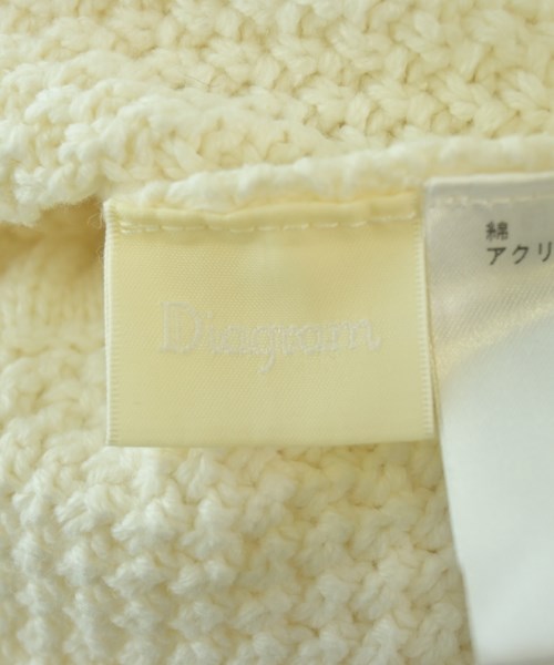 Diagram GRACE CONTINENTAL（ダイアグラムグレースコンチネンタル）ニット・セーター 白 サイズ:36(S位) レディース/2200691260068
