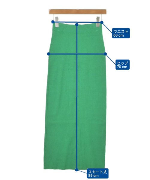 Loungedress（ラウンジドレス）ロング・マキシ丈スカート 緑 サイズ:F レディース/2200637756051