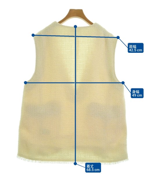 Loungedress（ラウンジドレス）ベスト 白 サイズ:F レディース/2200628794024