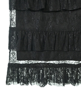 Loungedress（ラウンジドレス）ロング・マキシ丈スカート 黒 サイズ:F レディース/2200601501137