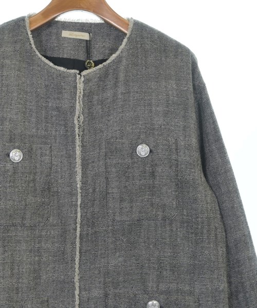 Loungedress（ラウンジドレス）ノーカラージャケット グレー サイズ:F レディース/2200613391016