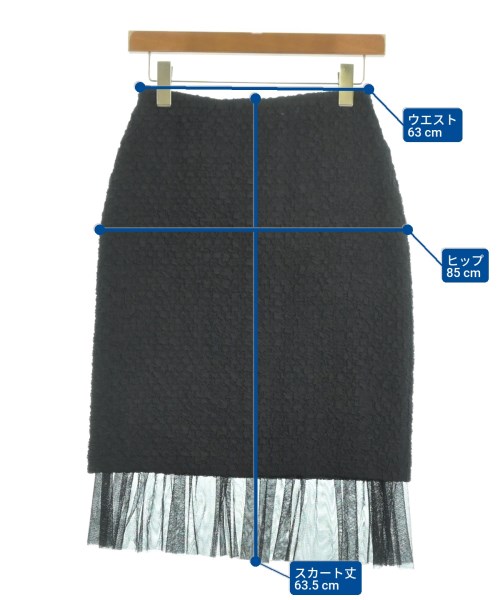 Loungedress（ラウンジドレス）ひざ丈スカート 黒 サイズ:F レディース/2200617234012