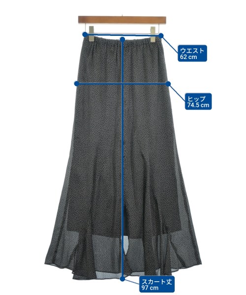 Loungedress（ラウンジドレス）ロング・マキシ丈スカート 黒 サイズ:F レディース/2200618290024