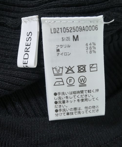 Loungedress（ラウンジドレス）ワンピース 黒 サイズ:M レディース/2200667550070