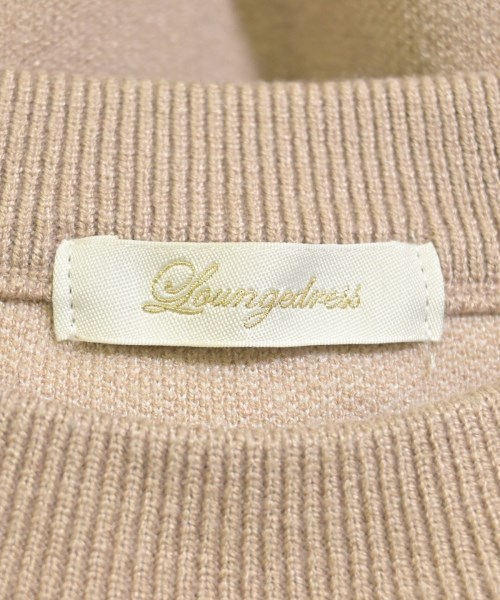 Loungedress（ラウンジドレス）ニット・セーター ベージュ サイズ:F レディース/2200689771231