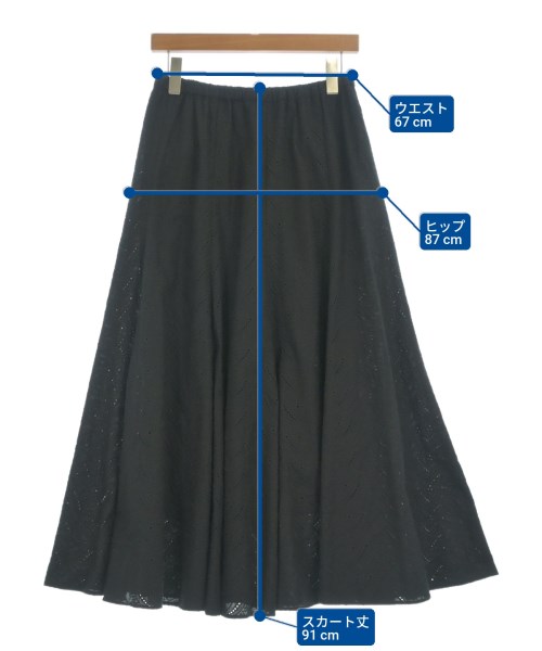 Loungedress（ラウンジドレス）ロング・マキシ丈スカート 黒 サイズ:F レディース/2200694390069