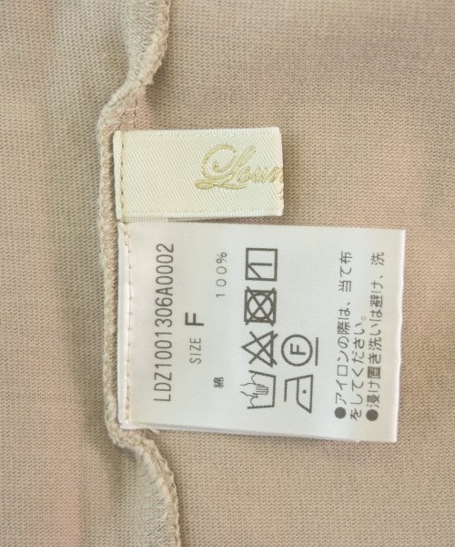 Loungedress（ラウンジドレス）Tシャツ・カットソー ベージュ サイズ:F レディース/2200697989062