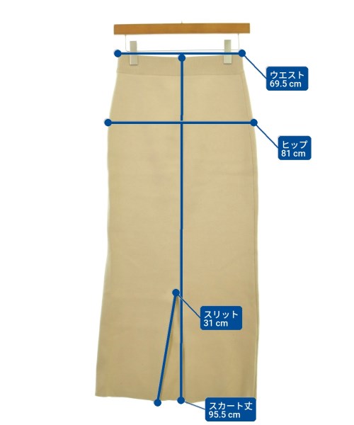Loungedress（ラウンジドレス）ロング・マキシ丈スカート ベージュ サイズ:F レディース/2200655791027