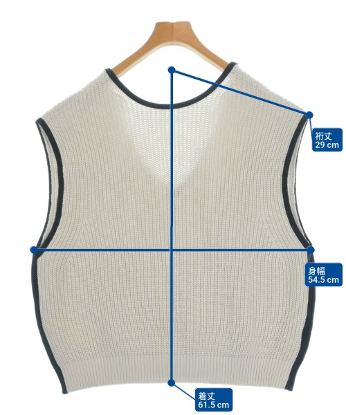 Loungedress（ラウンジドレス）ベスト 白 サイズ:F レディース/2200659181381