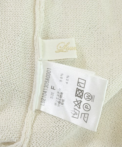 Loungedress（ラウンジドレス）ニット・セーター 白 サイズ:F レディース/2200706650143