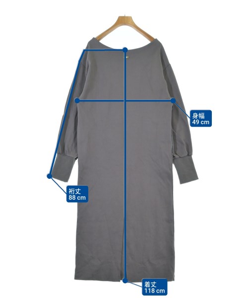 Loungedress（ラウンジドレス）ワンピース グレー サイズ:F レディース/2200637983068