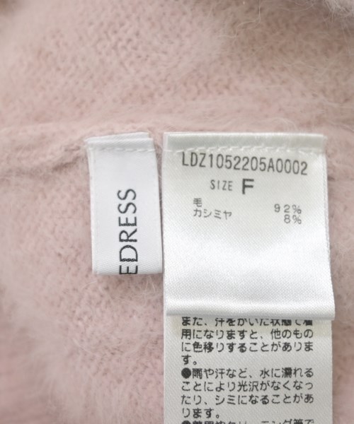 Loungedress（ラウンジドレス）ニット・セーター ピンク サイズ:F レディース/2200658372445