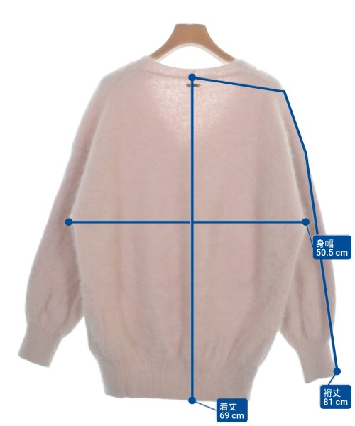 Loungedress（ラウンジドレス）ニット・セーター ピンク サイズ:F レディース/2200658372445