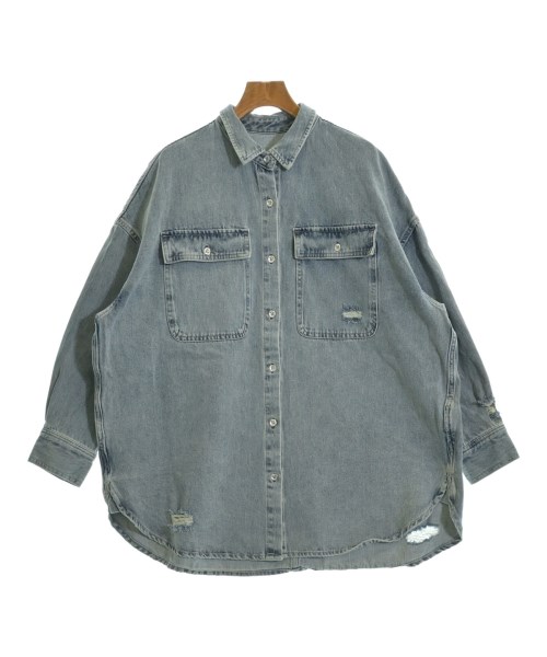 Loungedress(ラウンジドレス)カジュアルシャツ 紺 サイズ:F/2200663897025