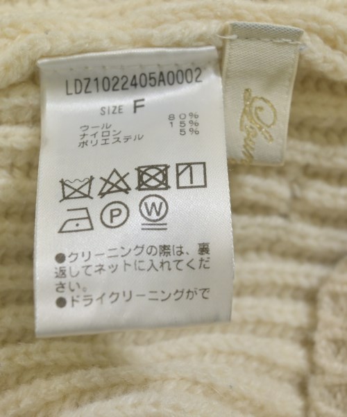 Loungedress（ラウンジドレス）ニット・セーター 白 サイズ:F レディース/2200669456011