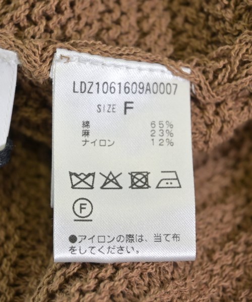 Loungedress（ラウンジドレス）ワンピース 茶 サイズ:F レディース/2200730455059
