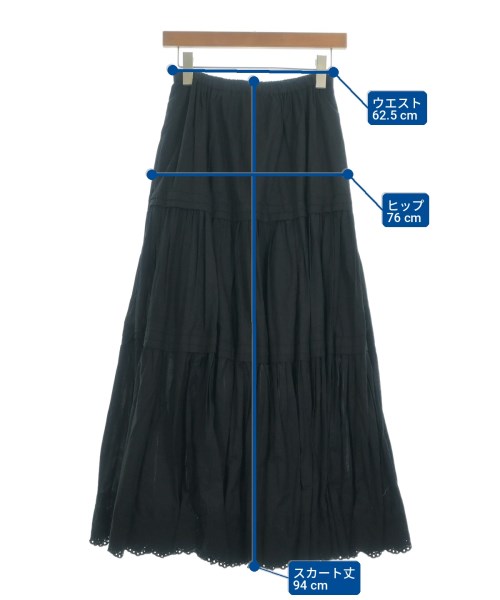 Loungedress（ラウンジドレス）ロング・マキシ丈スカート 黒 サイズ:F レディース/2200726529108