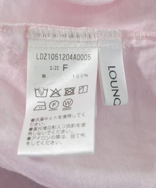 Loungedress（ラウンジドレス）カジュアルシャツ ピンク サイズ:F レディース/2200727523044