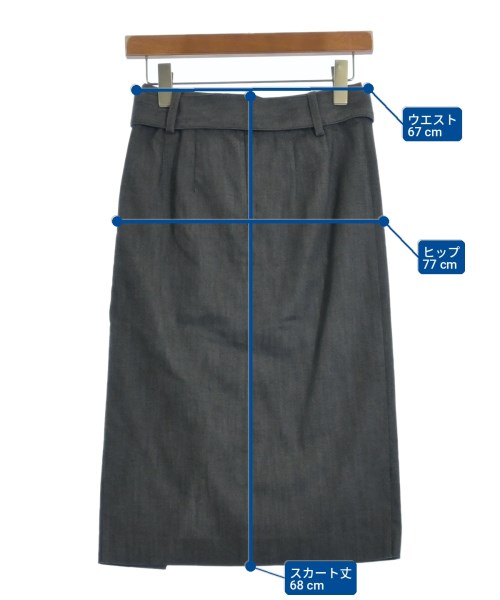 Loungedress（ラウンジドレス）ロング・マキシ丈スカート グレー サイズ:0(XS位) レディース/2200732869137