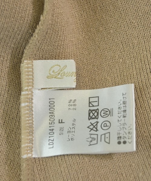 Loungedress（ラウンジドレス）ワンピース 茶 サイズ:F レディース/2200719860263