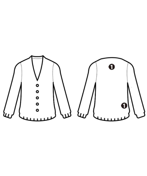Loungedress（ラウンジドレス）カーディガン 紺 サイズ:-(XS位) レディース/2200681200029