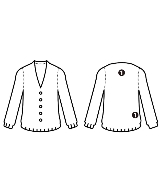 Loungedress（ラウンジドレス）カーディガン 紺 サイズ:-(XS位) レディース/2200681200029
