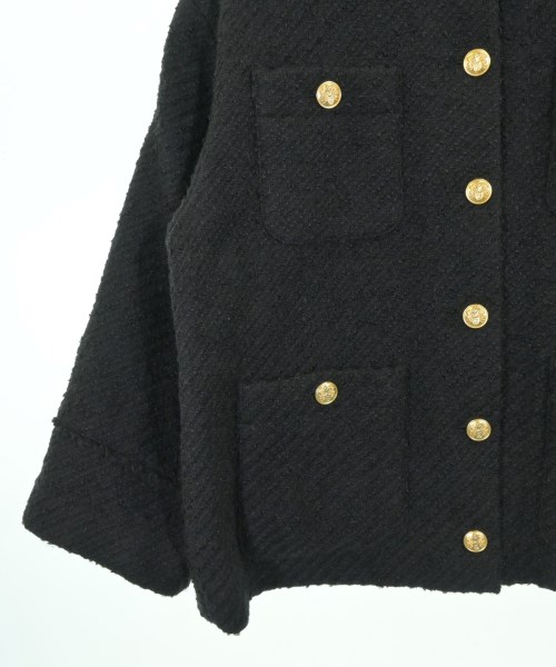 Loungedress（ラウンジドレス）ノーカラージャケット 黒 サイズ:F レディース/2200673646118