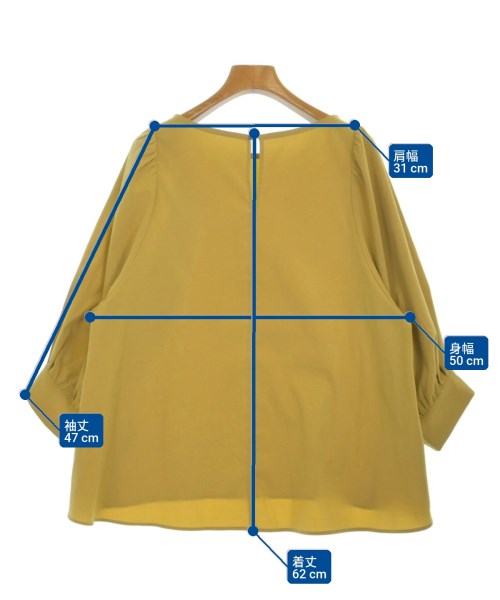 Loungedress（ラウンジドレス）ブラウス 黄 サイズ:F レディース/2200685903032