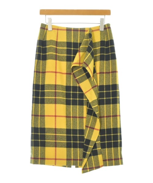4298 SHIZUKA KOMURO（ヨンニキュウハチシズカコムロ）ロング・マキシ丈スカート 黄 サイズ:40(M位) レディース/2200674682023