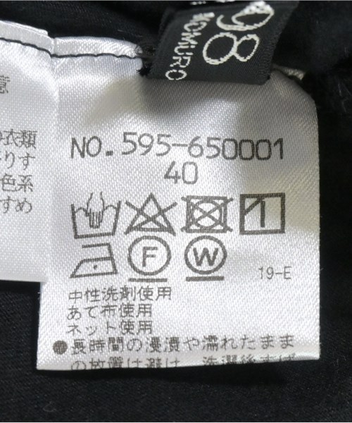 4298 SHIZUKA KOMURO（ヨンニキュウハチシズカコムロ）Tシャツ・カットソー 黒 サイズ:40(M位) レディース/2200698912021
