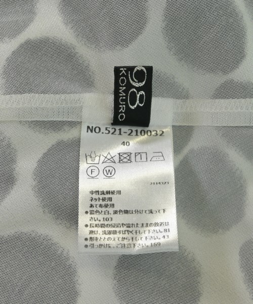 4298 SHIZUKA KOMURO（ヨンニキュウハチシズカコムロ）ロング・マキシ丈スカート 白 サイズ:40(L位) レディース/2200701662035