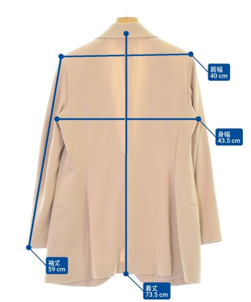 4298 SHIZUKA KOMURO（ヨンニキュウハチシズカコムロ）テーラードジャケット ベージュ サイズ:42(L位) レディース/2200661585061