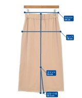 4298 SHIZUKA KOMURO（ヨンニキュウハチシズカコムロ）ロング・マキシ丈スカート ベージュ サイズ:42(L位) レディース/2200661585078