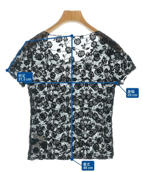 4298 SHIZUKA KOMURO（ヨンニキュウハチシズカコムロ）ブラウス 黒 サイズ:40(M位) レディース/2200647141038