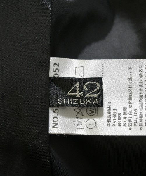 4298 SHIZUKA KOMURO（ヨンニキュウハチシズカコムロ）ひざ丈スカート 黒 サイズ:40(M位) レディース/2200722579022