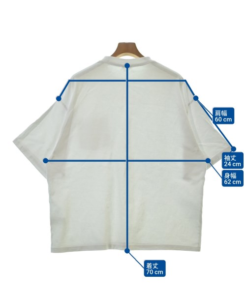 FREAK'S STORE（フリークスストア）Tシャツ・カットソー 白 サイズ:L メンズ/2200624946090