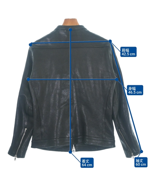 FREAK'S STORE（フリークスストア）ライダース 黒 サイズ:M メンズ/2200626976019