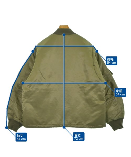 FREAK'S STORE（フリークスストア）ミリタリーブルゾン カーキ サイズ:L メンズ/2200619220044