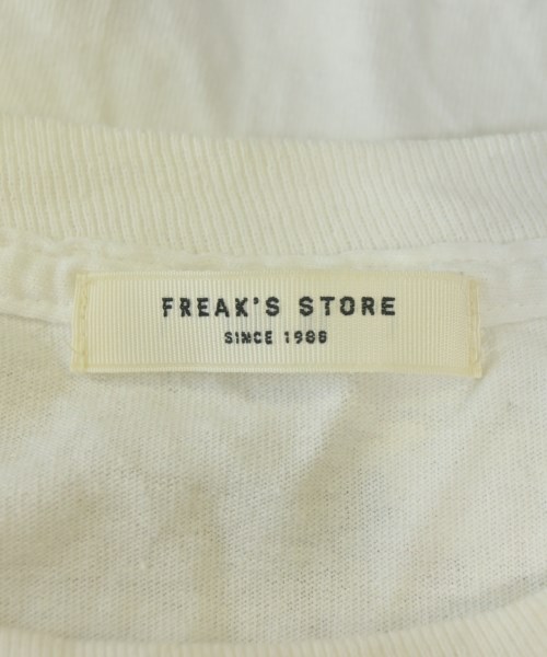 FREAK'S STORE（フリークスストア）Tシャツ・カットソー 白 サイズ:F メンズ/2200697782076
