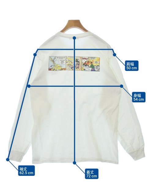 FREAK'S STORE（フリークスストア）Tシャツ・カットソー 白 サイズ:F メンズ/2200697782076