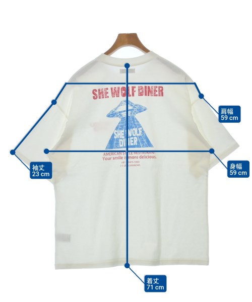 FREAK'S STORE（フリークスストア）Tシャツ・カットソー 白 サイズ:L メンズ/2200697758095