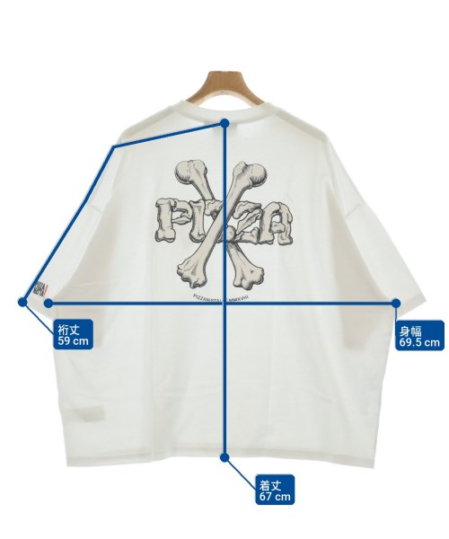 PIZZANISTA（ピッツァニスタ）Tシャツ・カットソー 白 サイズ:XL メンズ/2200712673068