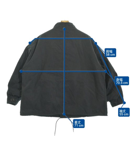 FREAK'S STORE（フリークスストア）ミリタリーブルゾン 黒 サイズ:F メンズ/2200638193022