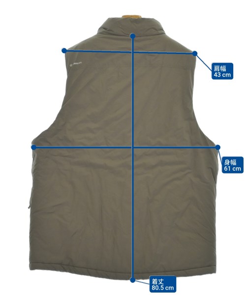 FREAK'S STORE（フリークスストア）ダウンジャケット/ダウンベスト 茶 サイズ:L メンズ/2200665668074