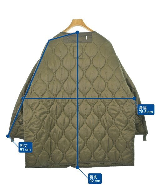 FREAK'S STORE（フリークスストア）ダウンコート カーキ サイズ:M メンズ/2200664390051