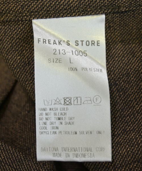FREAK'S STORE（フリークスストア）カジュアルシャツ 茶 サイズ:L メンズ/2200730130123