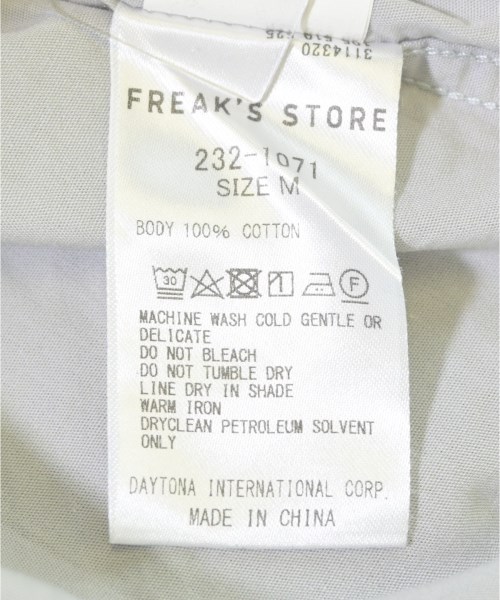 FREAK'S STORE（フリークスストア）カジュアルシャツ グレー サイズ:M メンズ/2200720471168
