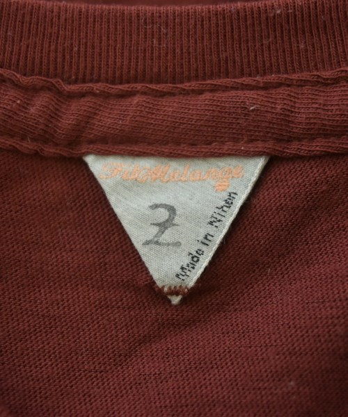 FilMelange（フィルメランジェ）Tシャツ・カットソー 赤 サイズ:2(S位) メンズ/2200634891250